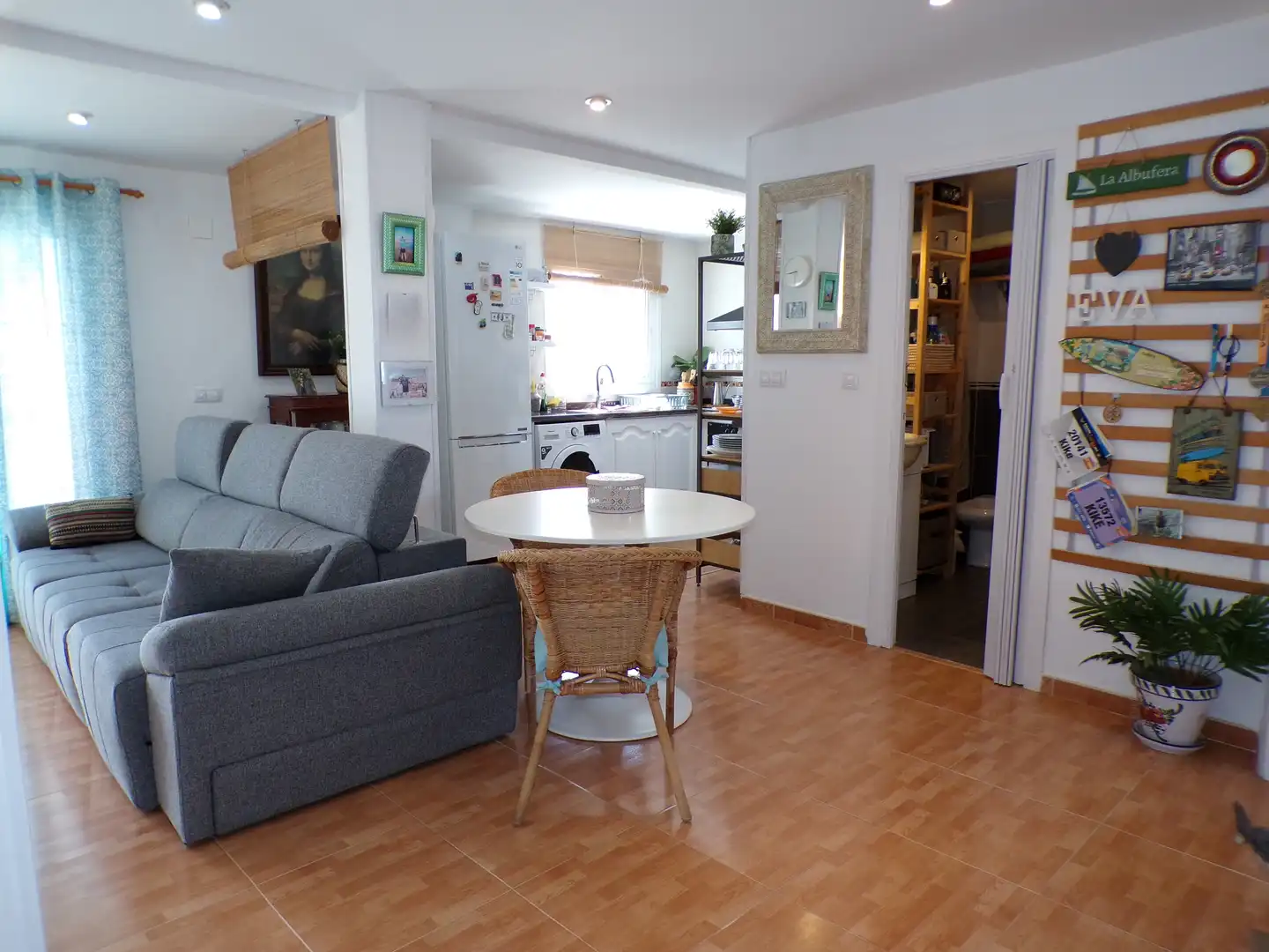 Wohnzimmer von Wohnungen zum Verkauf in Cullera mit Terrasse, Möbliert und Ofen
