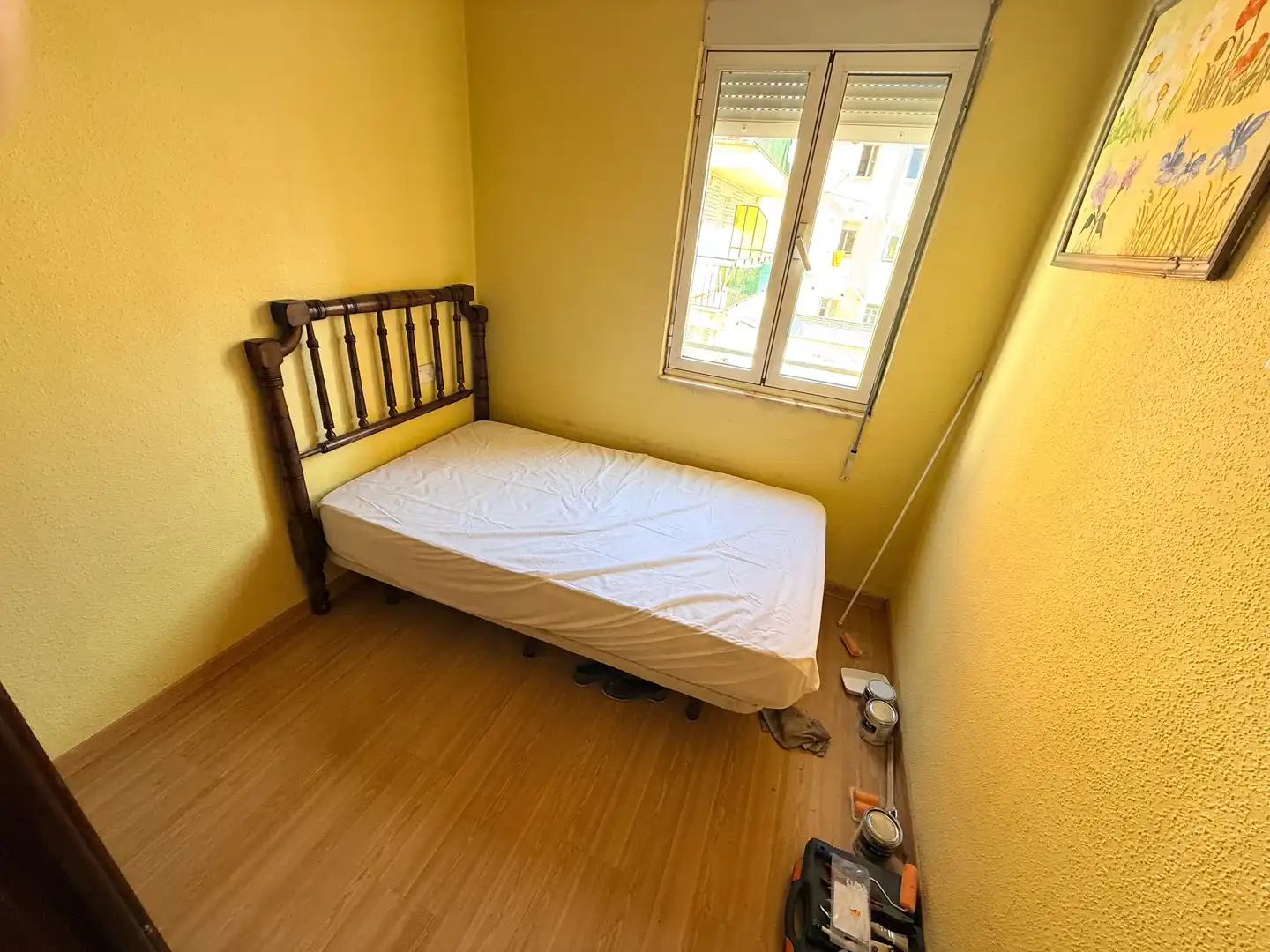 Dormitori de Apartament de lloguer en León Capital  amb Calefacció, Moblat i Forn