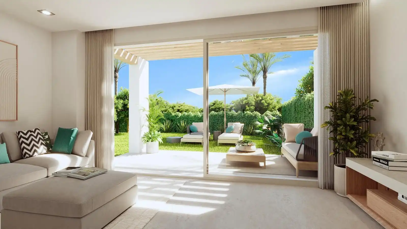 Living room of Apartments for sale in Finestrat  with Community pool