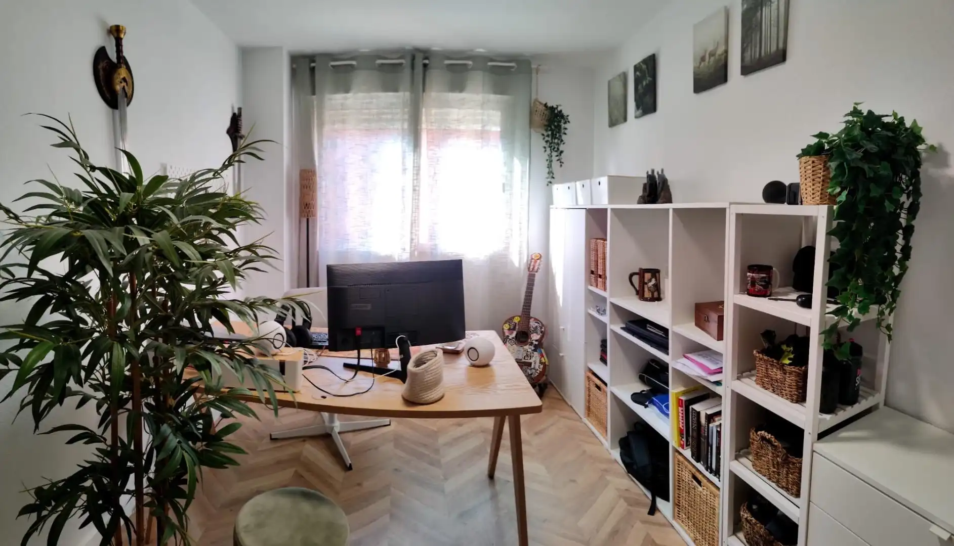 Sala d'estar de Pis en venda en Murcia amb Aire condicionat, Traster i Moblat