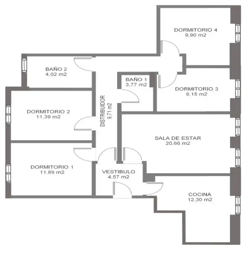 Flat for sale in Legazpi  with Heating and Furnished