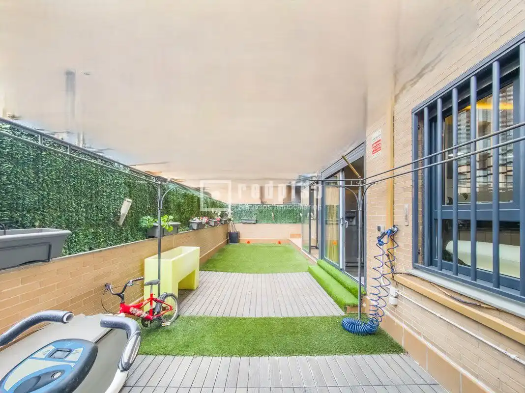 Terraza de Piso en venta en Rivas-Vaciamadrid con Aire acondicionado, Calefacción y Jardín privado