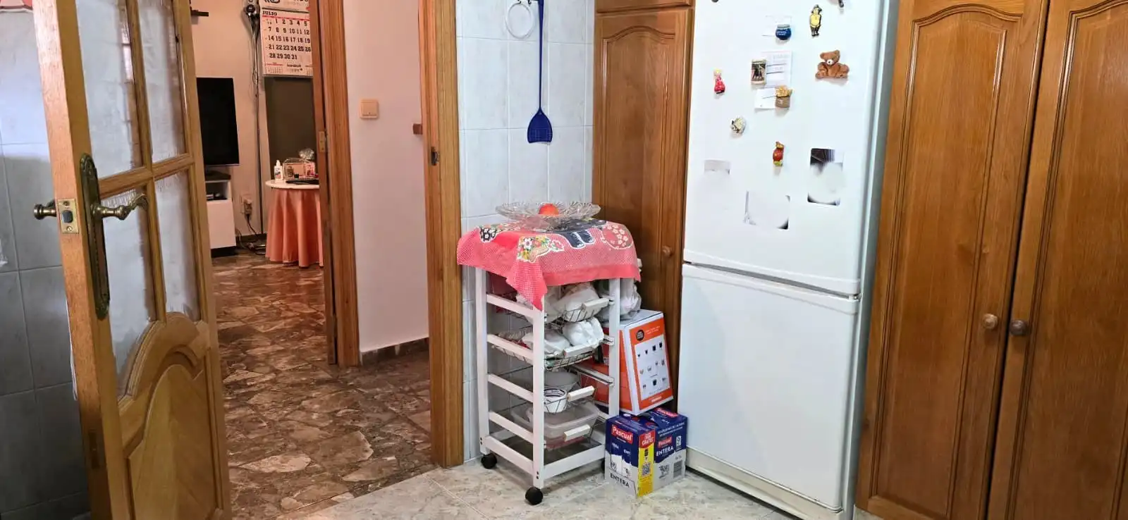 Cocina de Piso en venta en La Font d'en Carròs con Terraza, Trastero y Amueblado