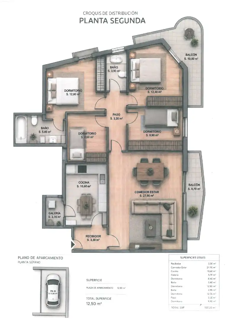 Piso con terraza en venta en Les Franqueses del Vallès, imagen 49
