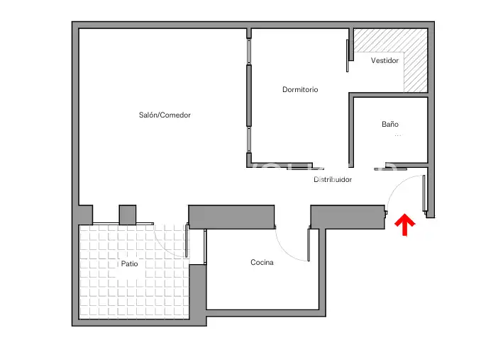 Flat for sale in Madrid  with Air Conditioner, Heating and Terrace