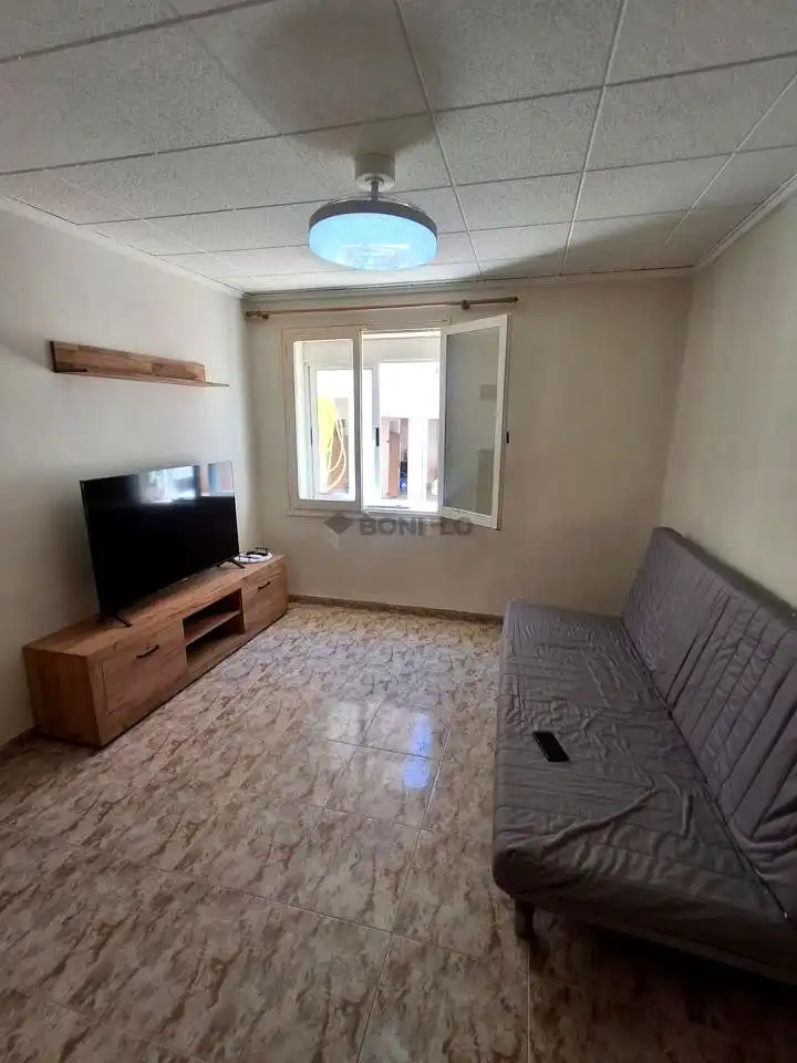 Living room of Ground floor for rent in Teruel  with Heating, Terrace and Furnished