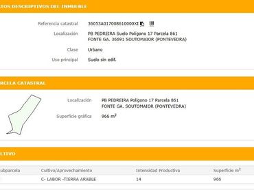 Terrenos y solares en venta en Soutomaior