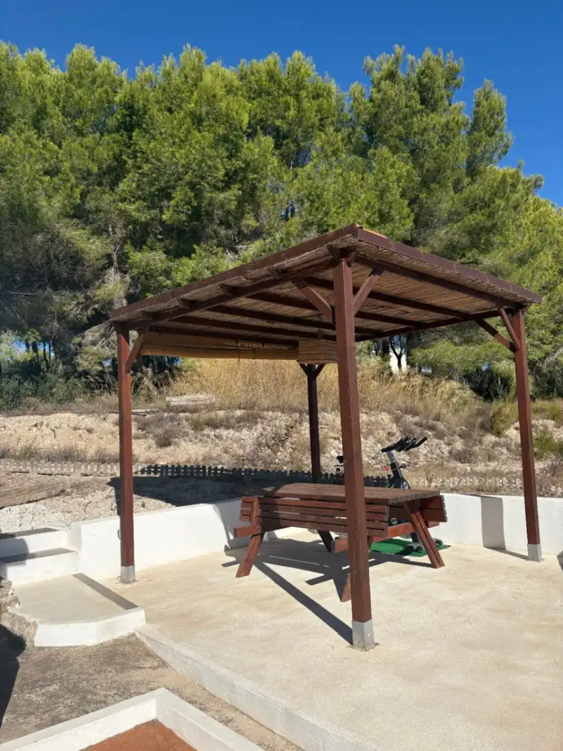 Parking of Country homes for rent in Benissa  with Terrace and Swimming Pool