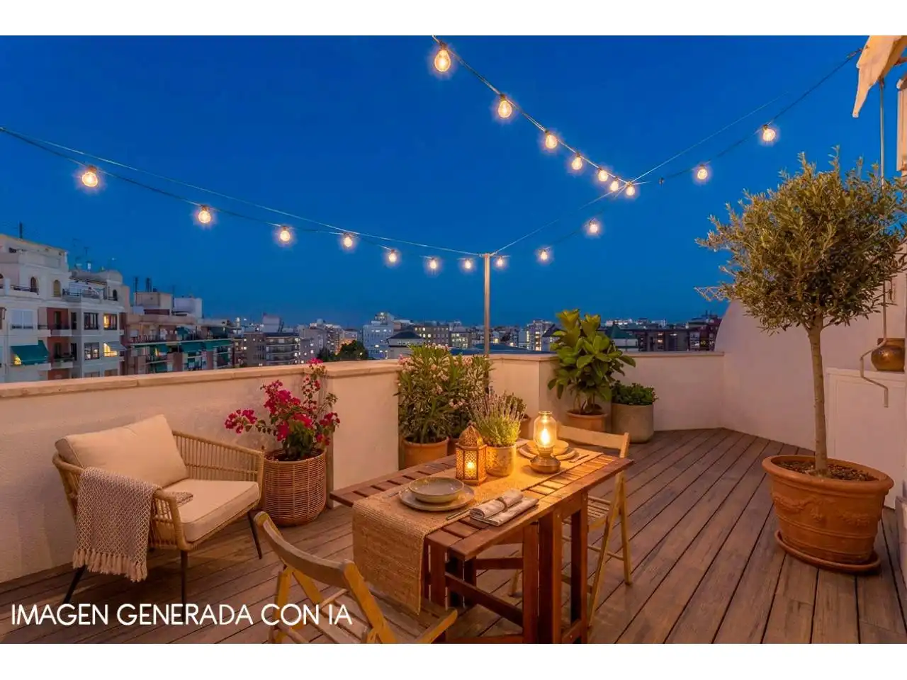 Terrace of Attic for sale in Valencia  with Air Conditioner, Parquet flooring and Terrace