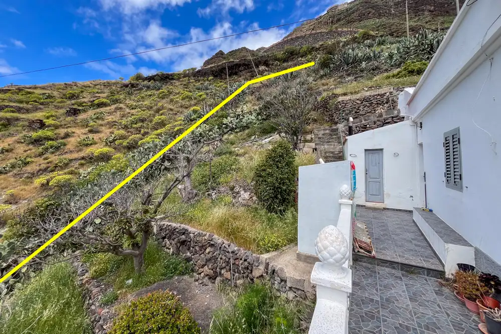 Vista exterior de Casa o chalet en venta en Valle Gran Rey con Terraza
