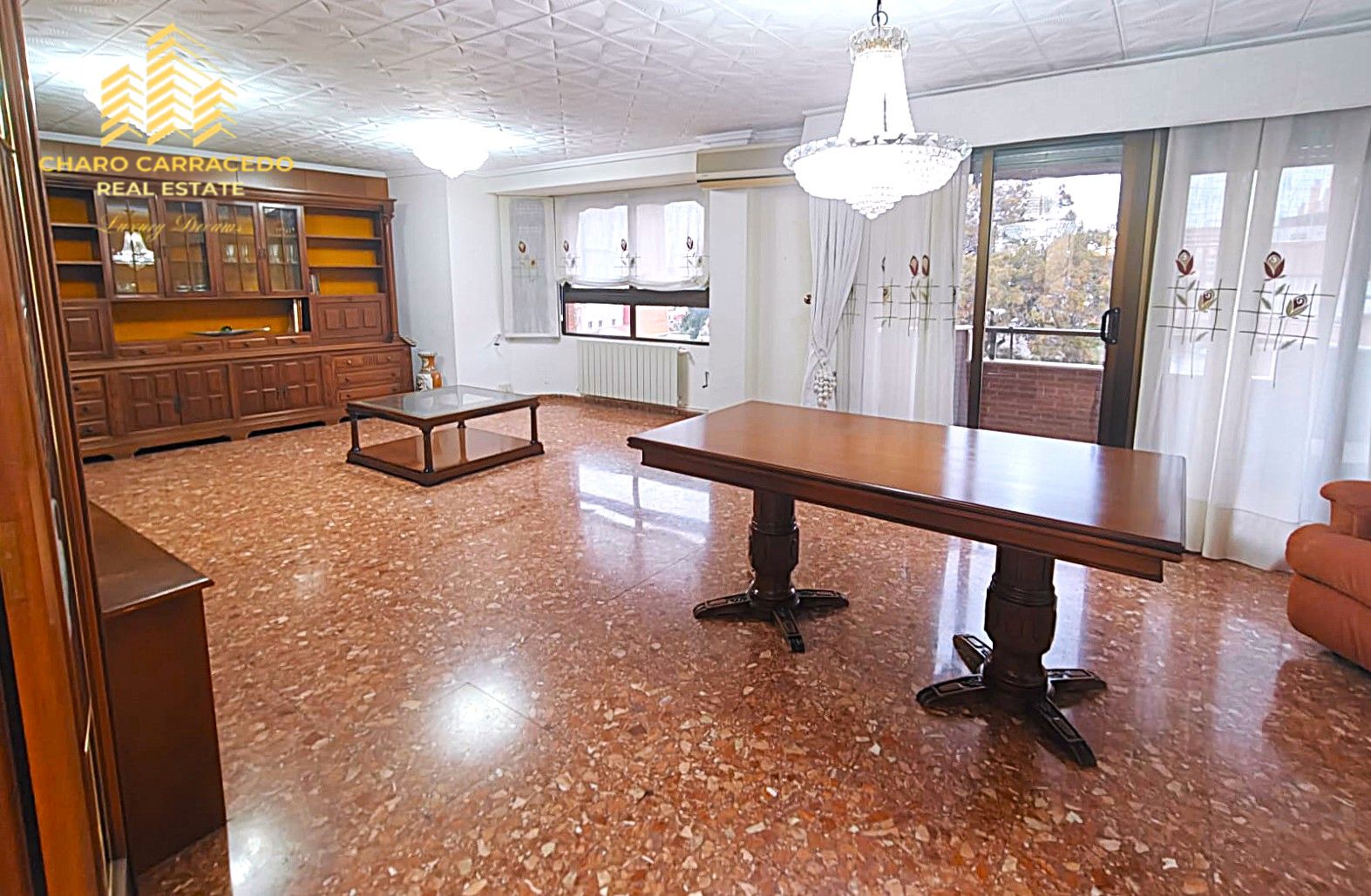 Dining room of Flat for sale in  Valencia Capital  with Air Conditioner, Heating and Terrace
