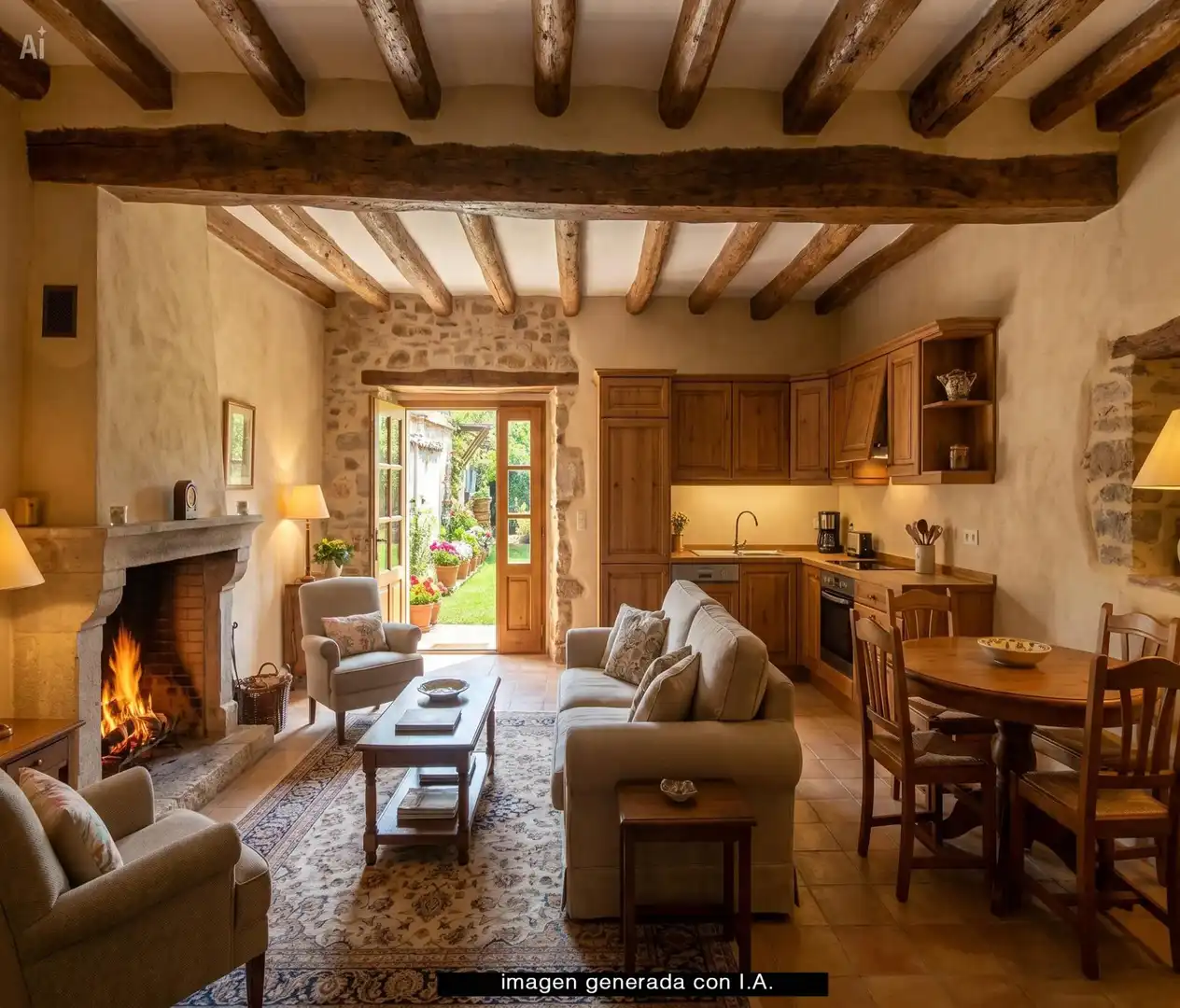 Wohnzimmer von Haus oder Chalet zum Verkauf in Zaragoza mit Privatgarten und Terrasse