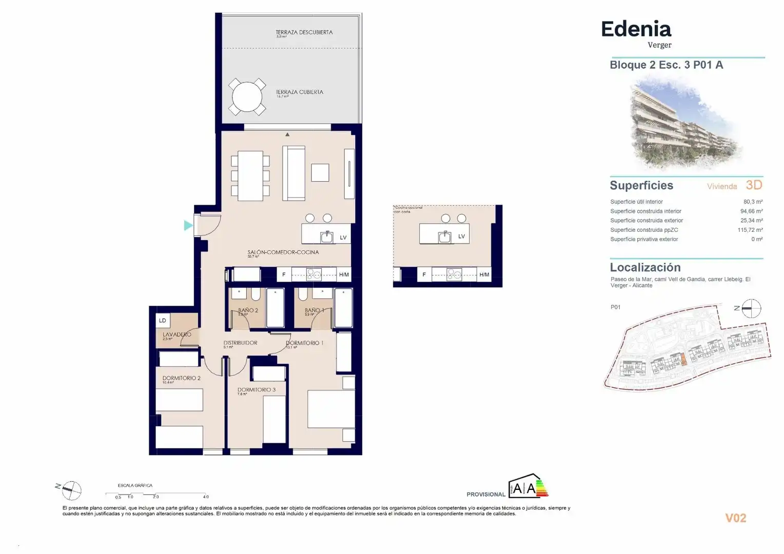 Apartamento con piscina en venta en El Verger, imagen 13