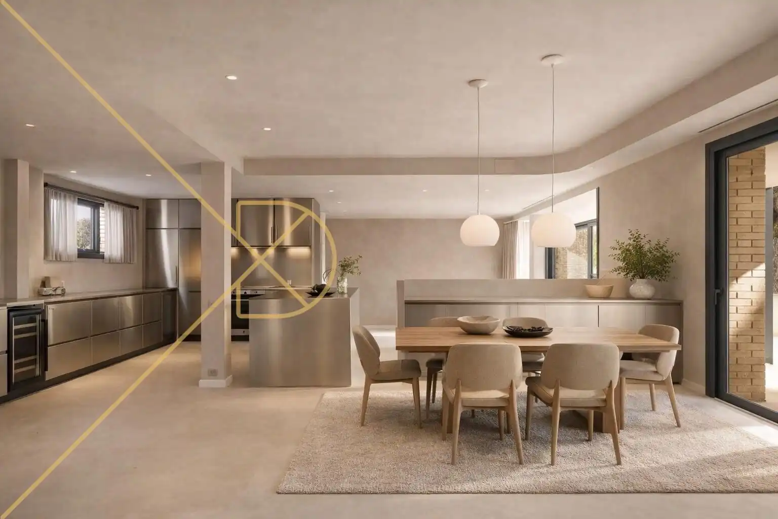 Dining room of Houses for sale in Barcelona  with Parquet flooring