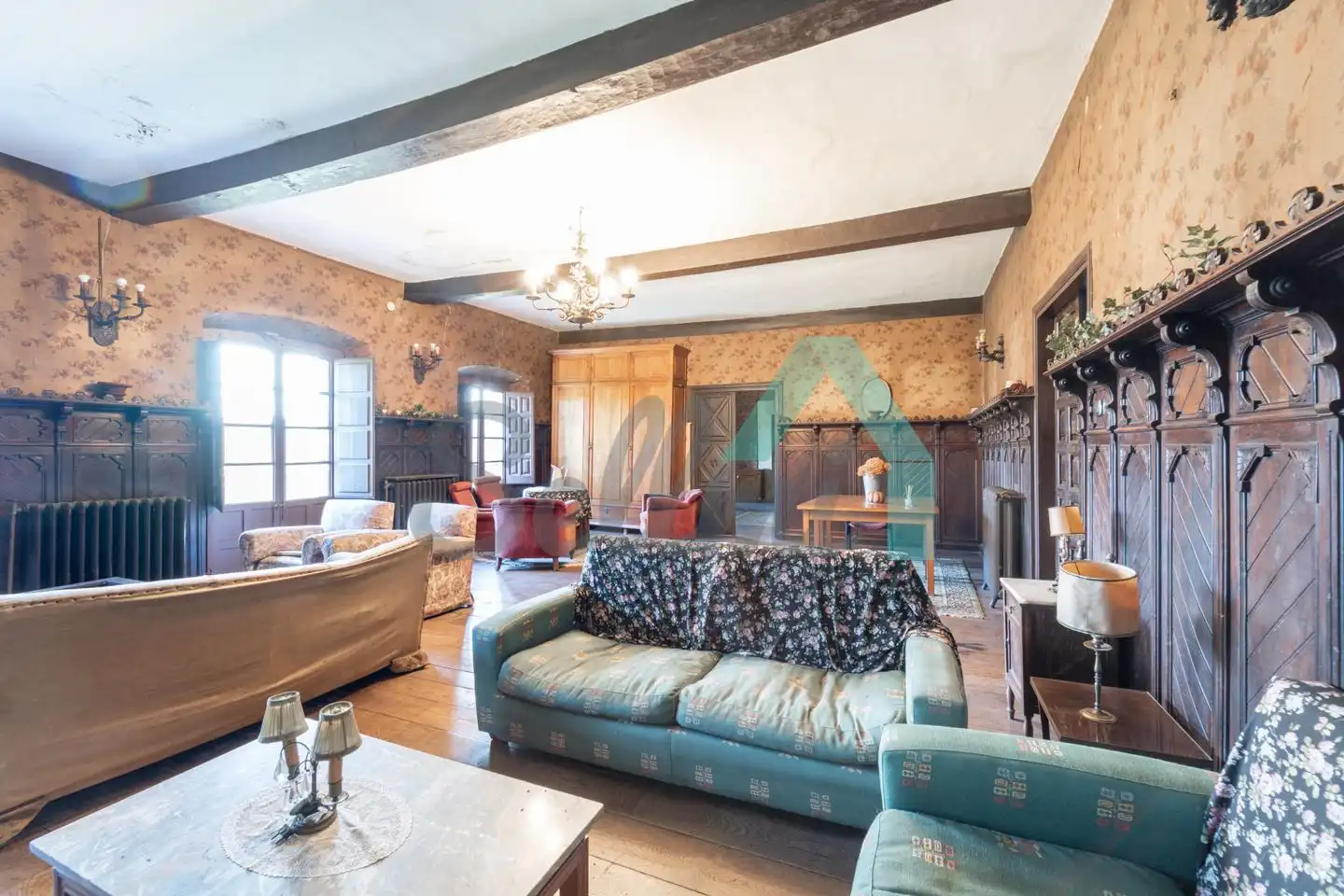 Sala de estar de Casa o chalet en venta en Oviedo  con Jardín privado y Balcón