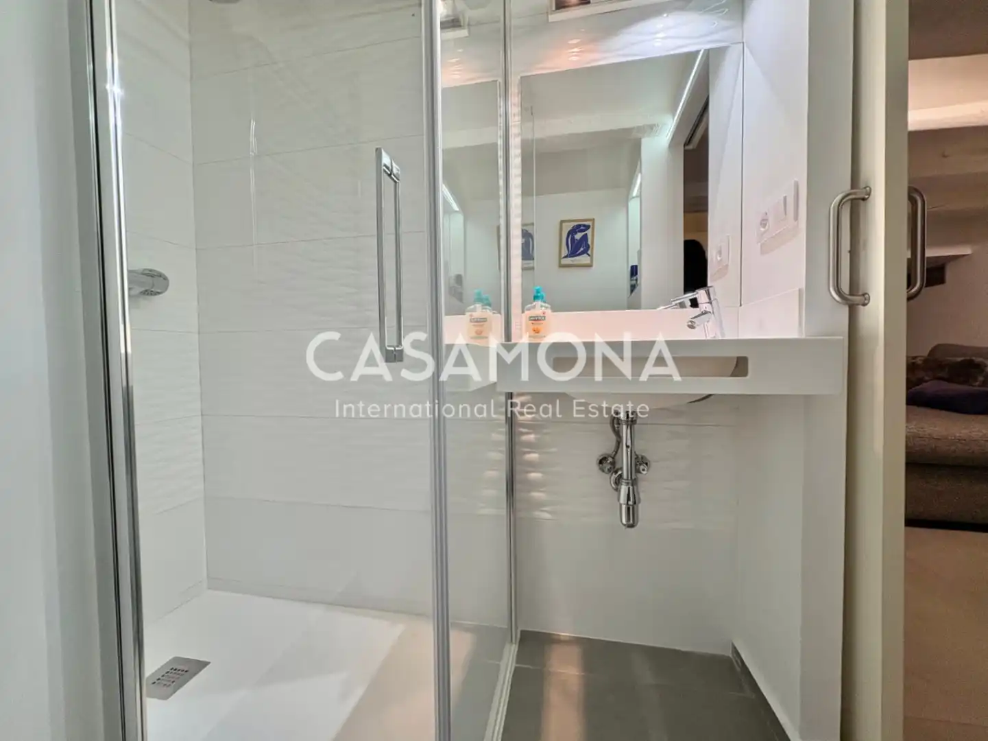 Badezimmer von Maisonette zur Miete in Barcelona mit Klimaanlage, Heizung und Abstellraum