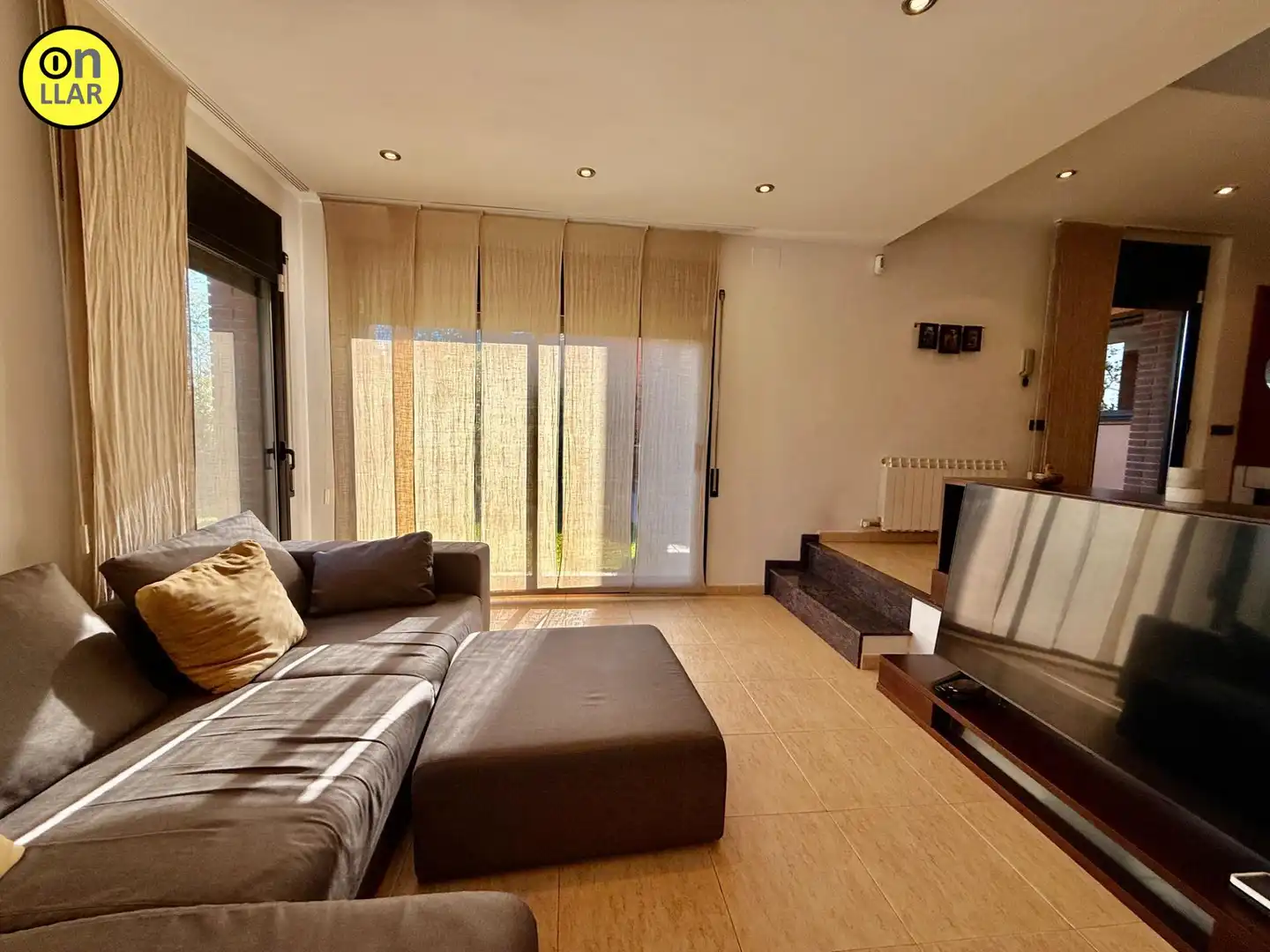 Sala de estar de Casa o chalet en venta en L'Ametlla del Vallès