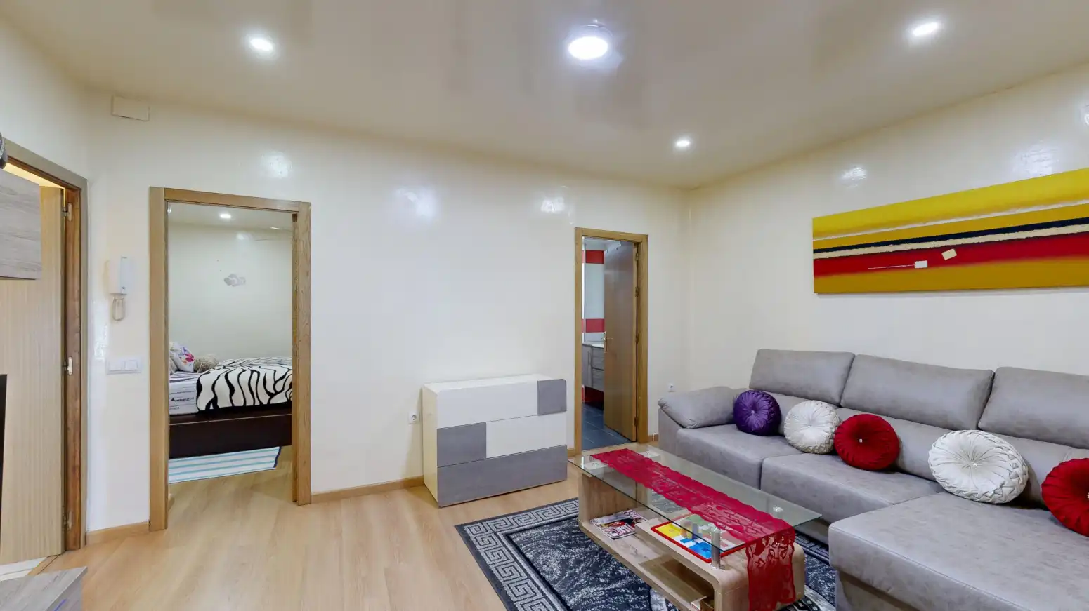 Living room of Detached homes for sale in Murcia  with Air Conditioner, Heating and Parquet flooring
