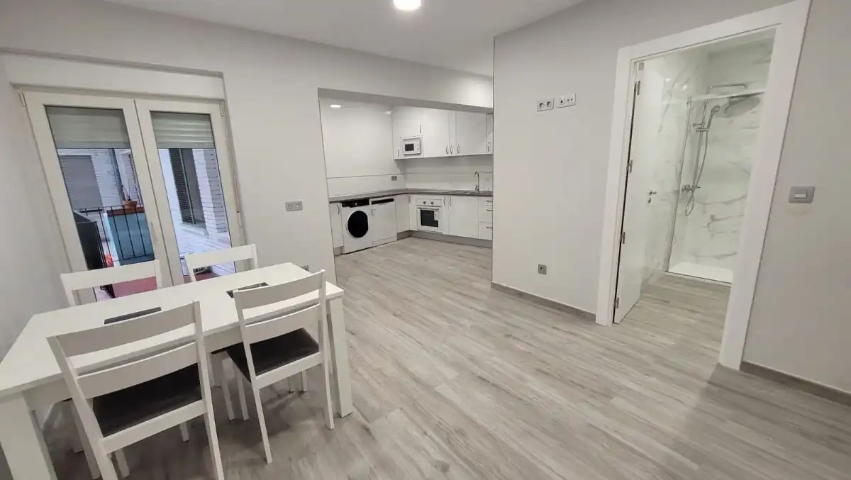 Küche von Wohnung zur Miete in Salamanca mit Heizung, Möbliert und Balkon
