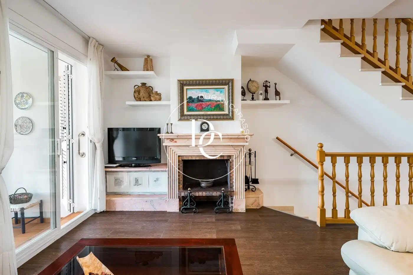 Sala d'estar de Casa o xalet en venda en Sitges amb Calefacció, Jardí privat i Terrassa