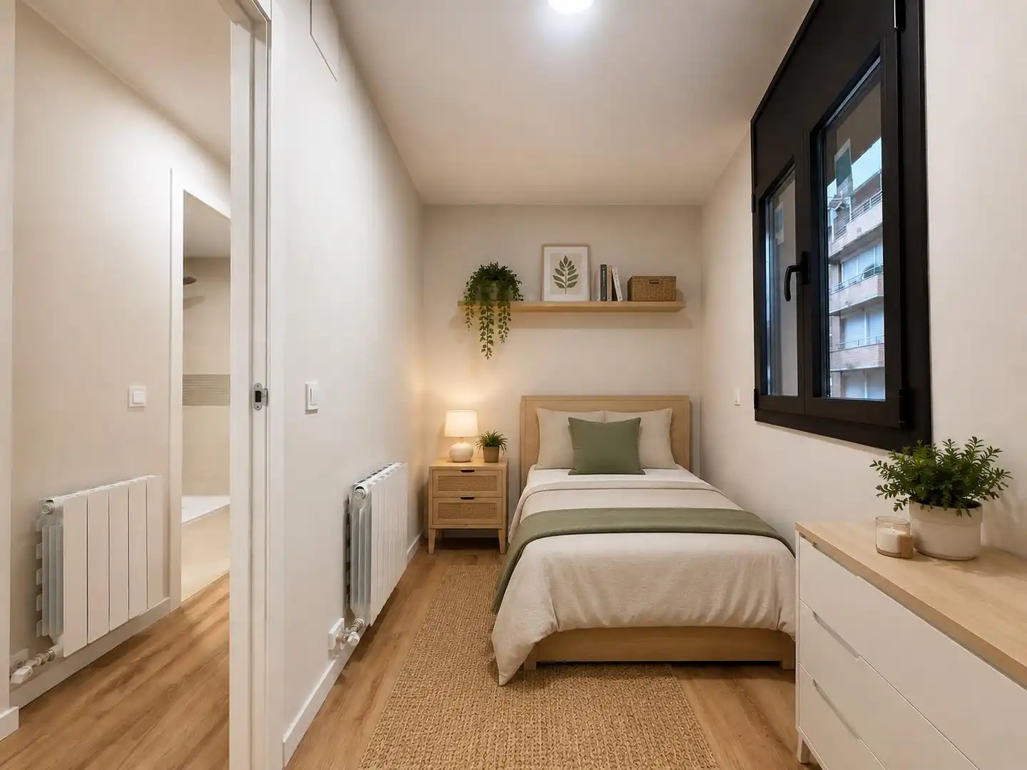 Schlafzimmer von Wohnung zum Verkauf in Granollers mit Heizung und Parkett