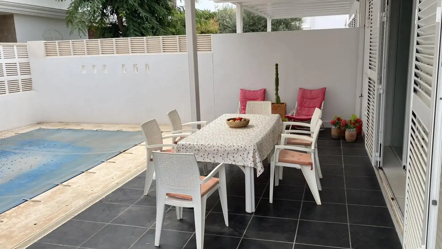 Terrassa de Casa o xalet de lloguer en Vera amb Aire condicionat, Jardí privat i Terrassa