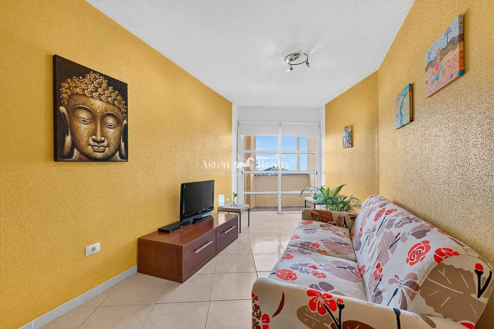 Living room of Flat for sale in Arona  with Terrace, Storage room and Furnished