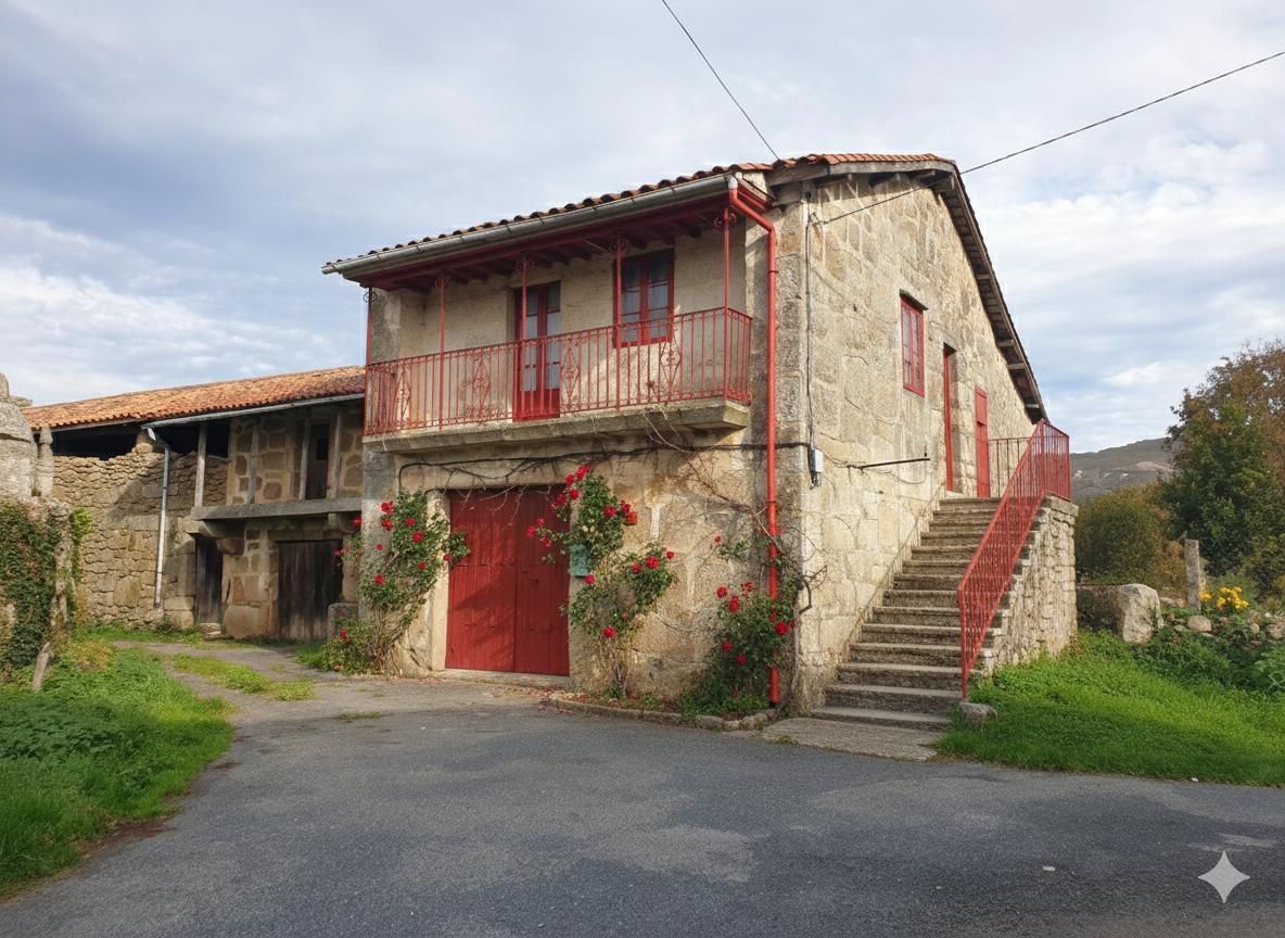 Vista exterior de Finca rústica en venda en Maceda
