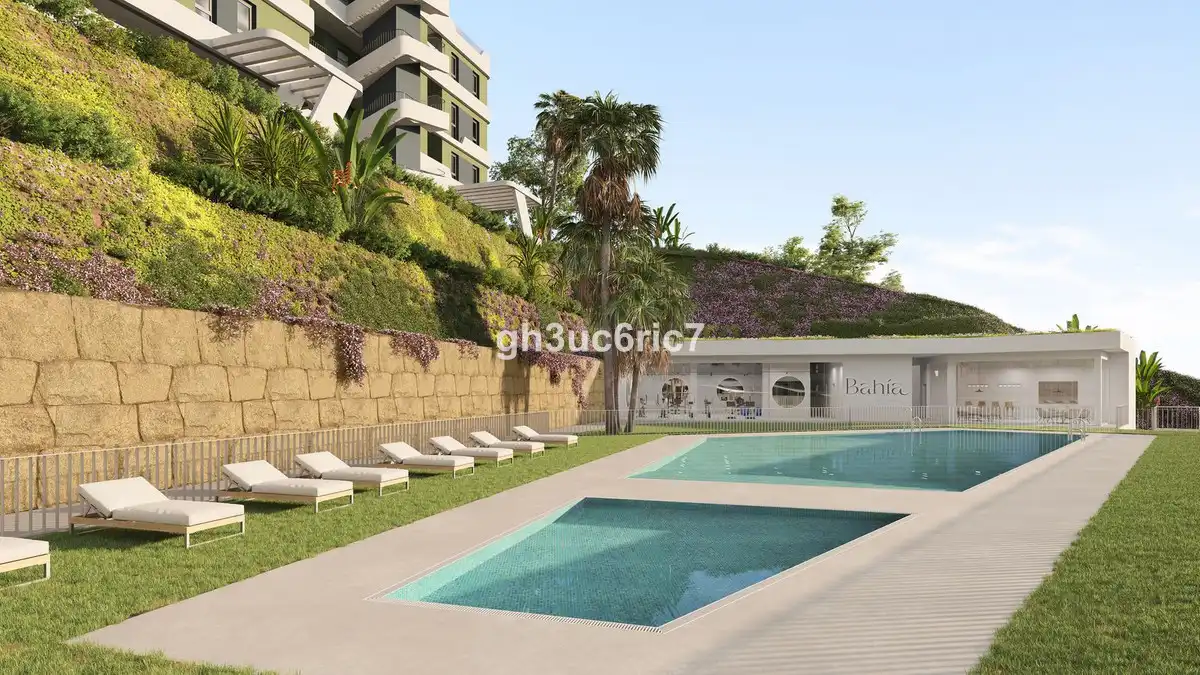 Piscina de Apartament en venda en Mijas amb Aire condicionat, Terrassa i Traster
