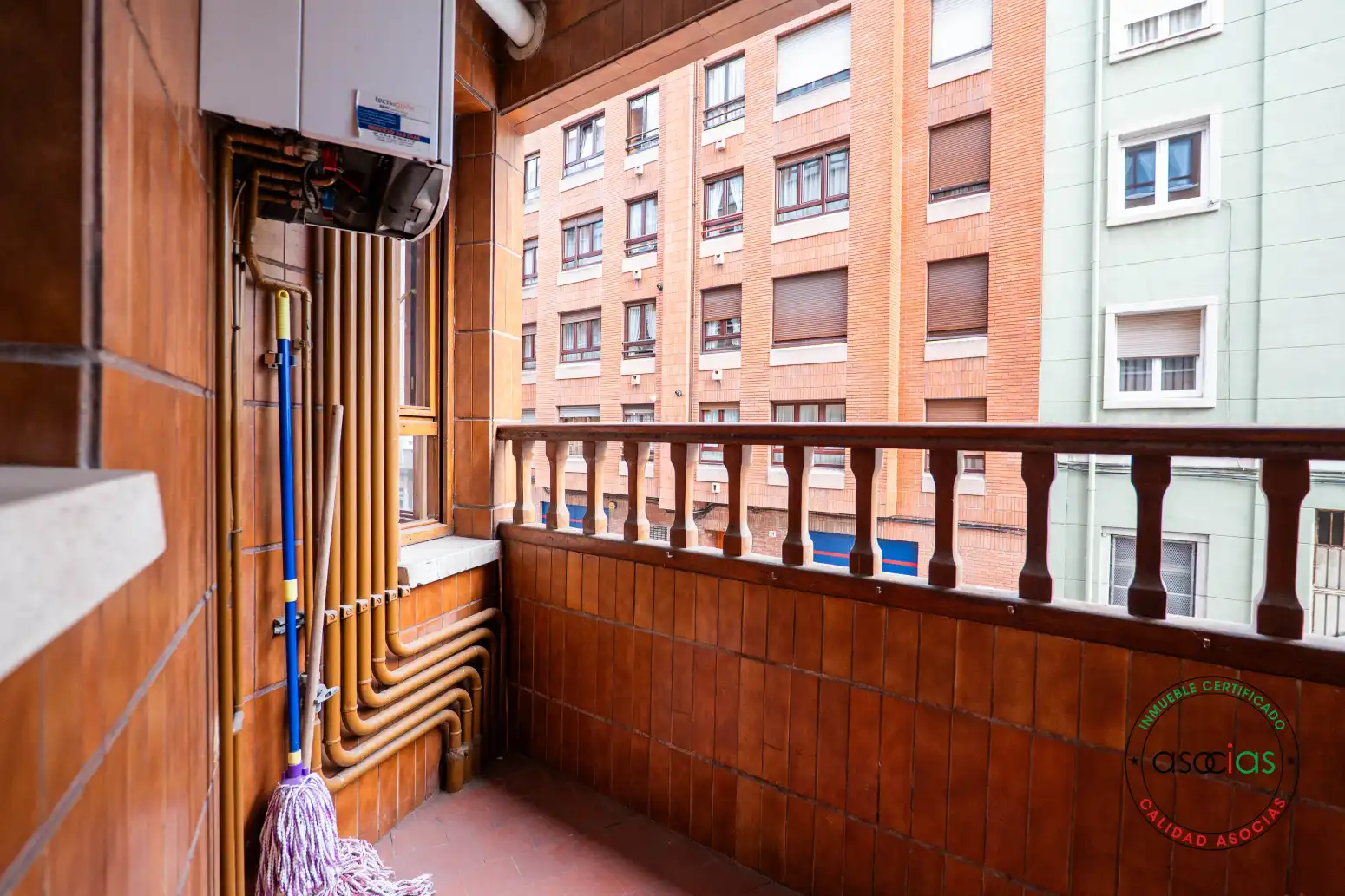 Terraza de Piso en venta en Gijón  con Calefacción, Parquet y Terraza