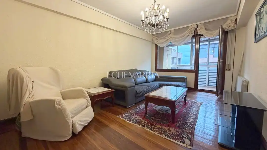 Sala de estar de Piso en venta en Getxo  con Calefacción y Terraza