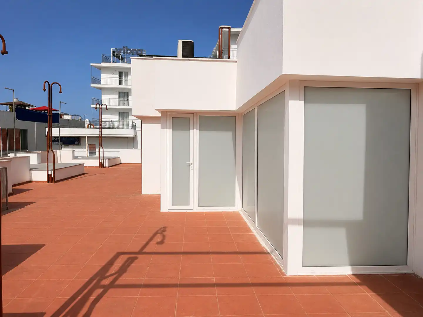 Terrasse von Geschaftsraum zum Verkauf in Sant Antoni de Portmany mit Alarm