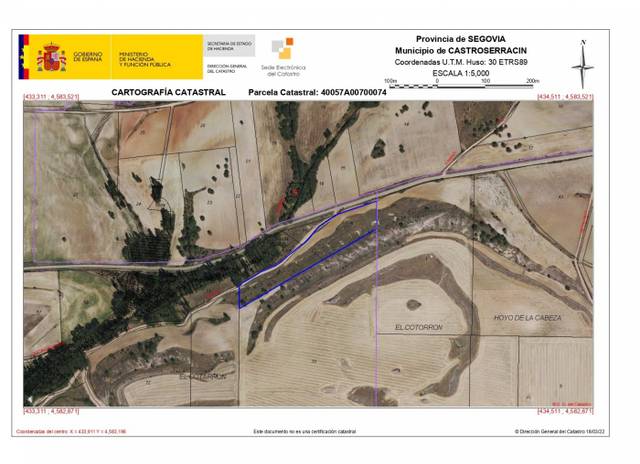 Terreno en Venta en Castroserracín