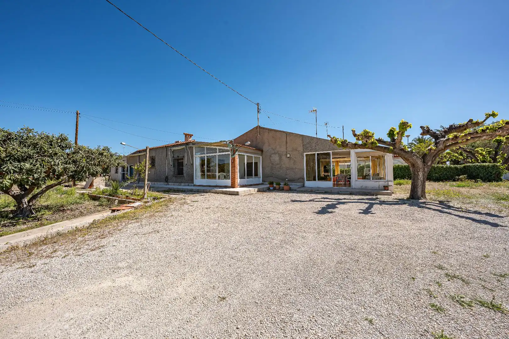 Vista exterior de Casa o chalet en venta en Elche / Elx con Aire acondicionado, Jardín privado y Terraza