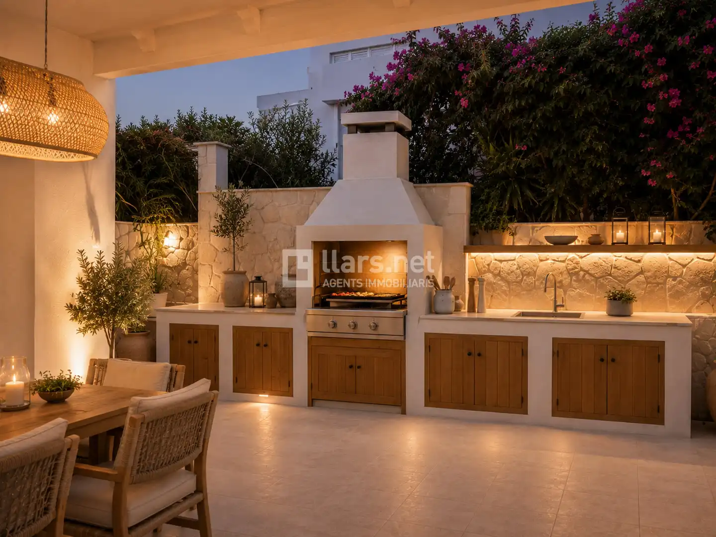 Terrassa de Casa o xalet en venda en Sant Pere de Ribes amb Aire condicionat, Jardí privat i Terrassa