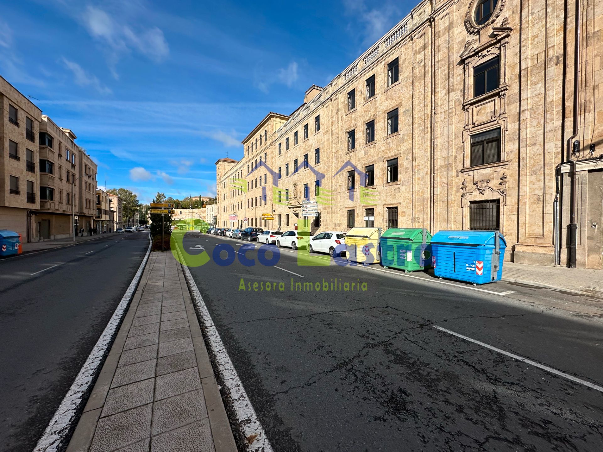 Vista exterior de Pis de lloguer en Salamanca Capital amb Calefacció, Parquet i Moblat