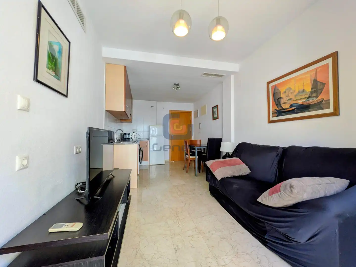 Wohnzimmer von Wohnungen zum Verkauf in Alicante / Alacant mit Klimaanlage, Heizung und Abstellraum