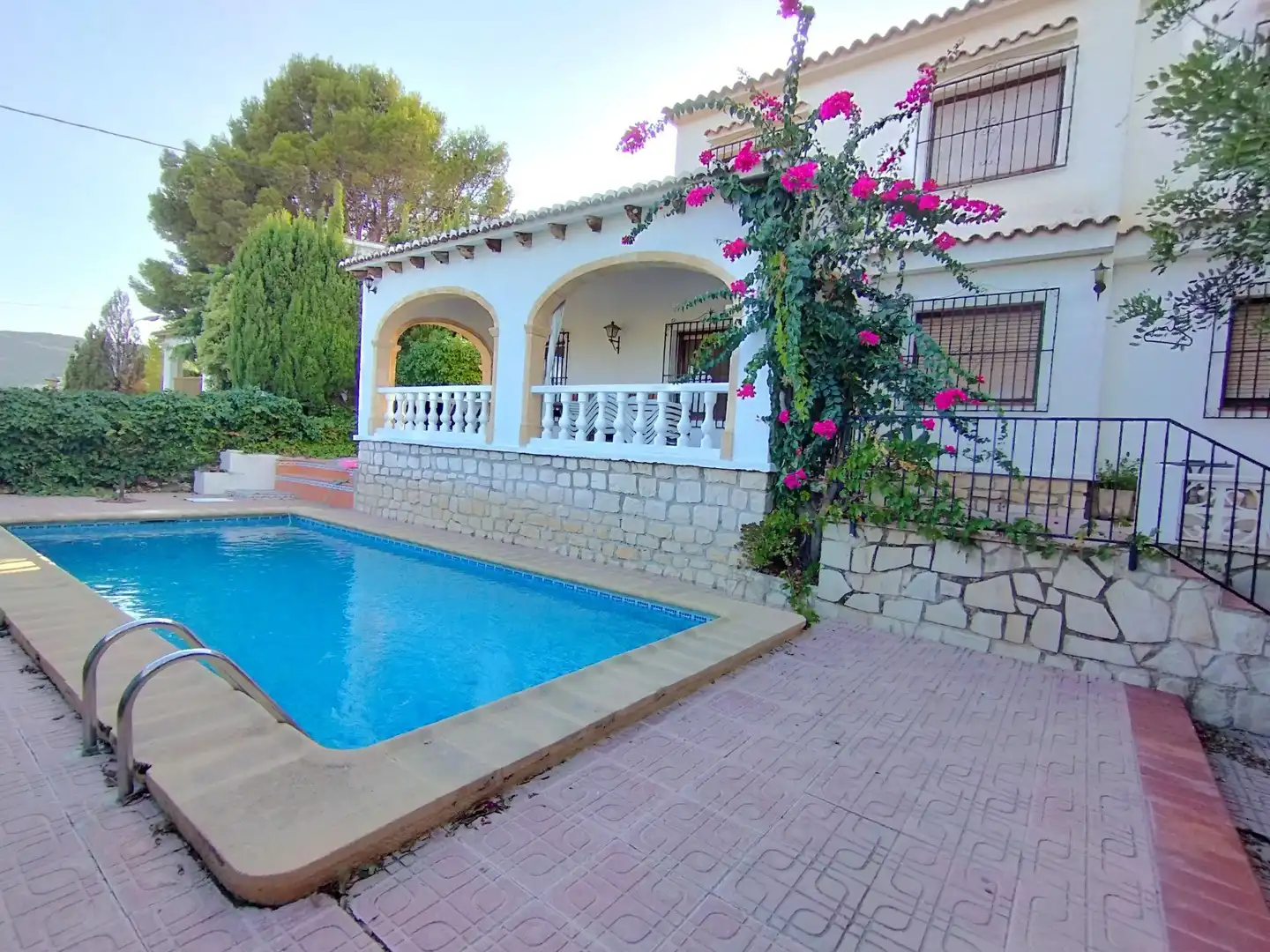 Piscina de Casa o xalet de lloguer en Calpe / Calp amb Aire condicionat, Piscina i Moblat