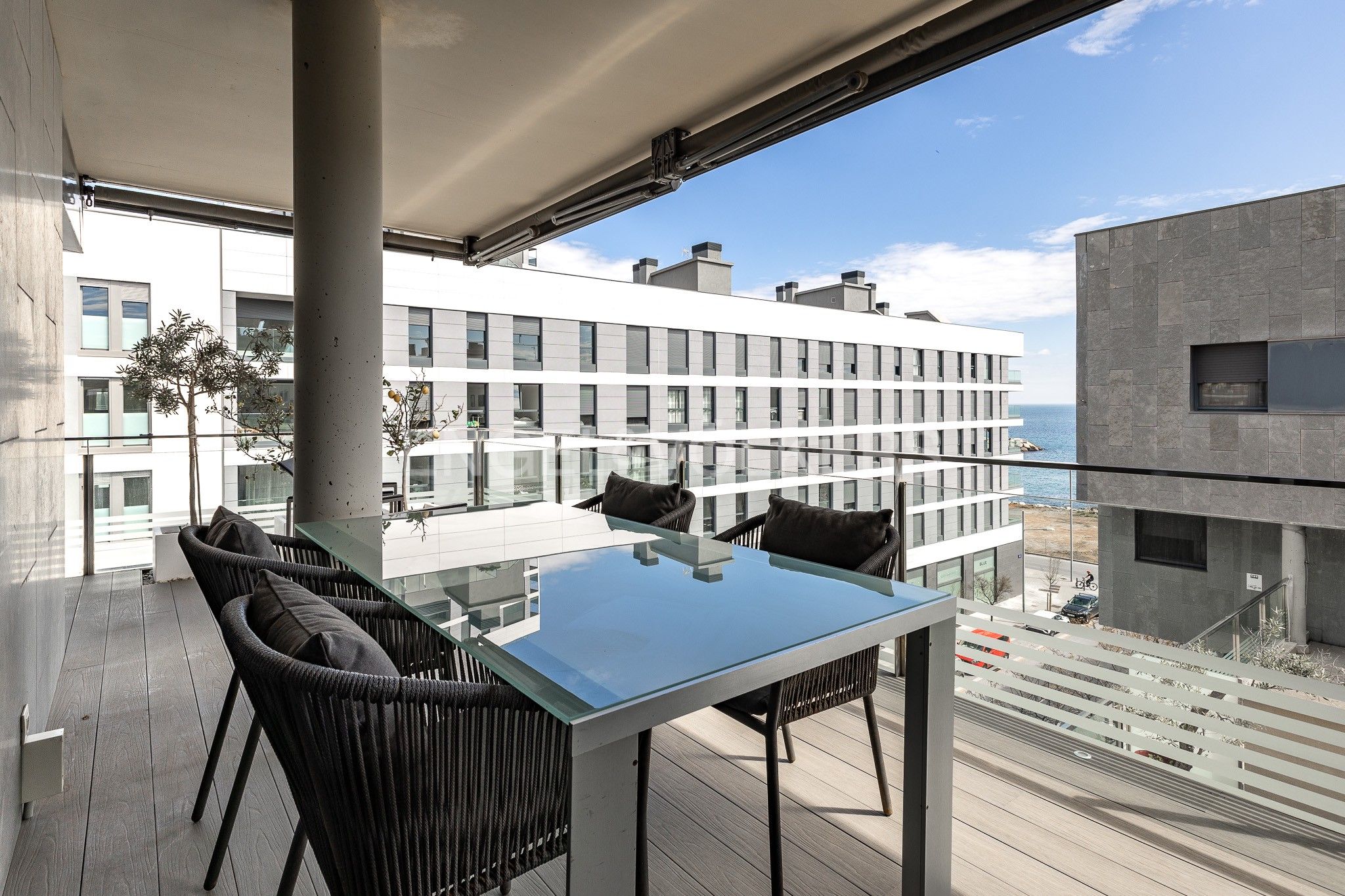 Terrace of Attic for sale in Badalona  with Air Conditioner, Heating and Parquet flooring