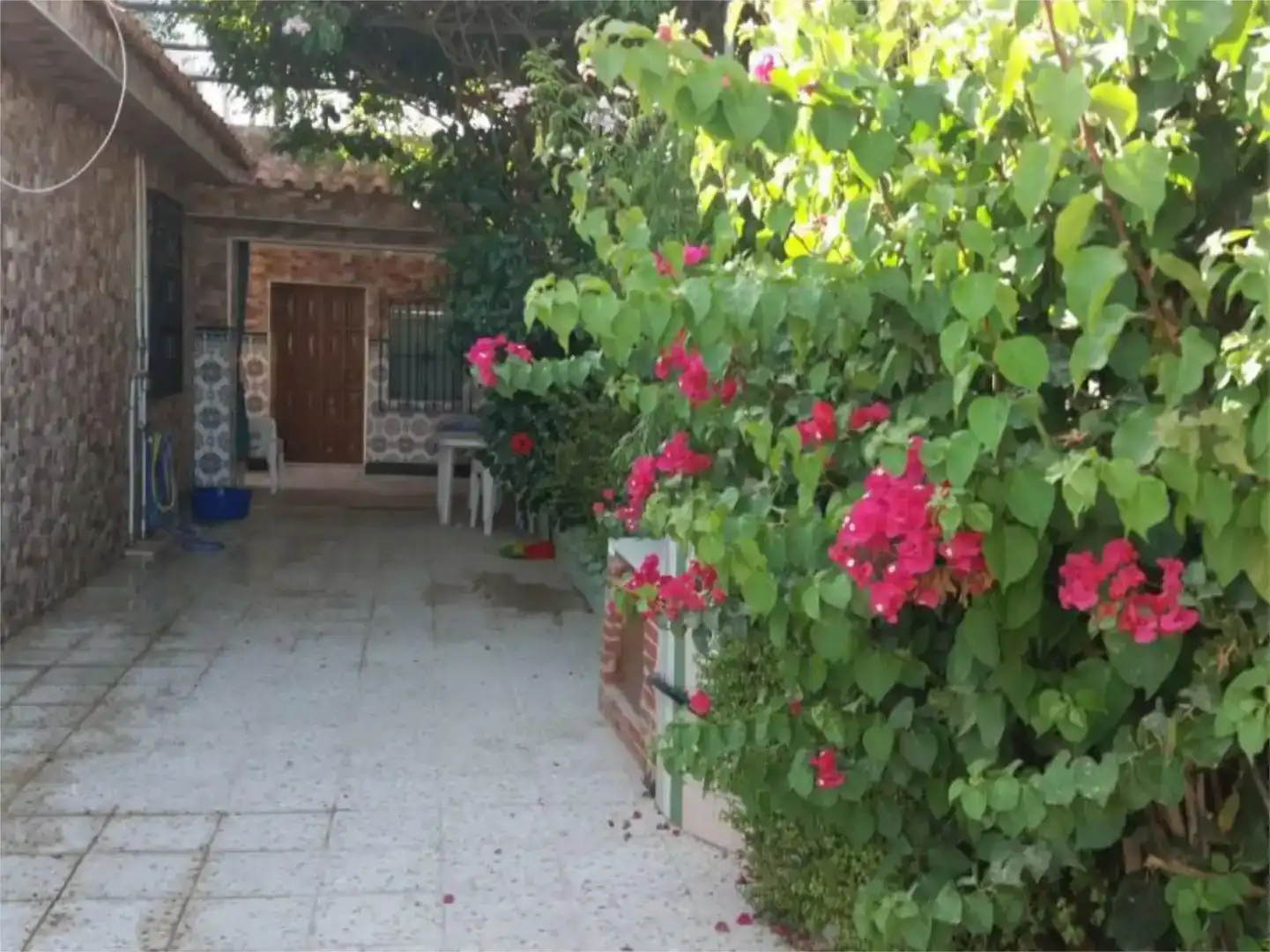 Jardí de Casa adosada de lloguer en Las Tres Piedras - Costa Ballena