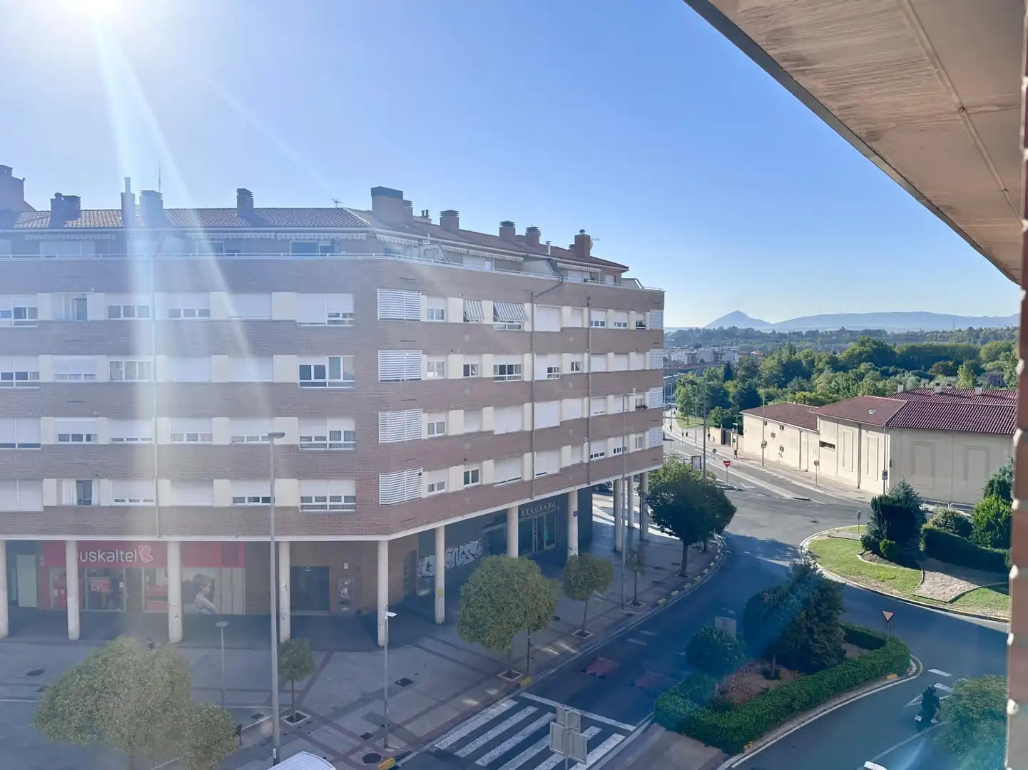 Vista exterior de Piso en venta en Ansoáin / Antsoain con Calefacción, Parquet y Trastero