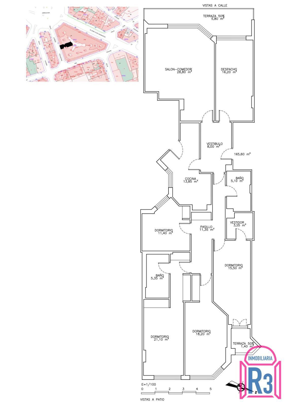 Wohnung zum Verkauf in León Capital  mit Heizung, Terrasse und Abstellraum