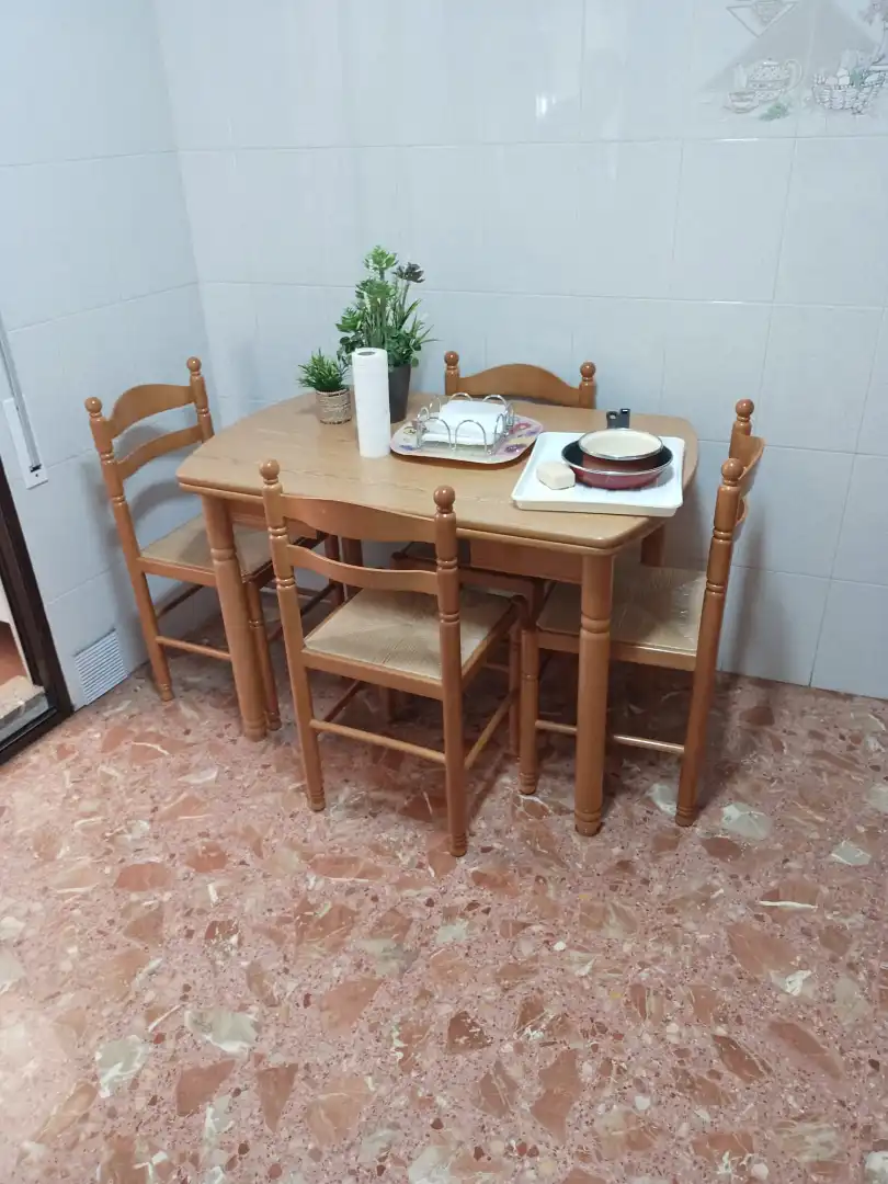 Dining room of Flat for rent in Elche / Elx  with Air Conditioner and Furnished