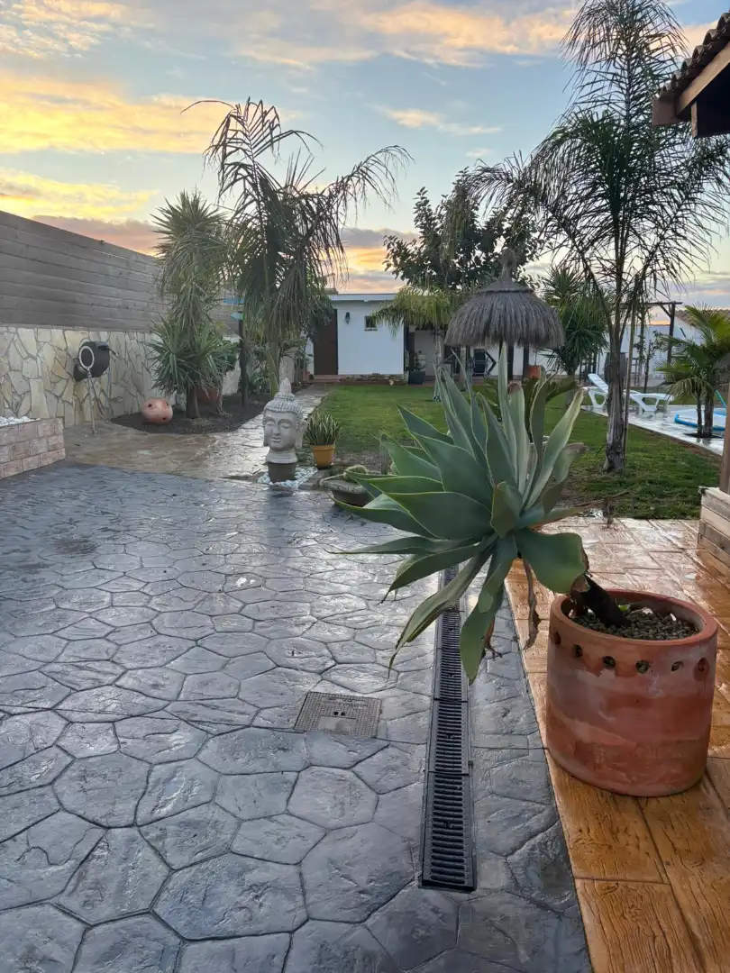 Jardí de Casa o xalet de lloguer en Chiclana de la Frontera amb Aire condicionat, Jardí privat i Terrassa