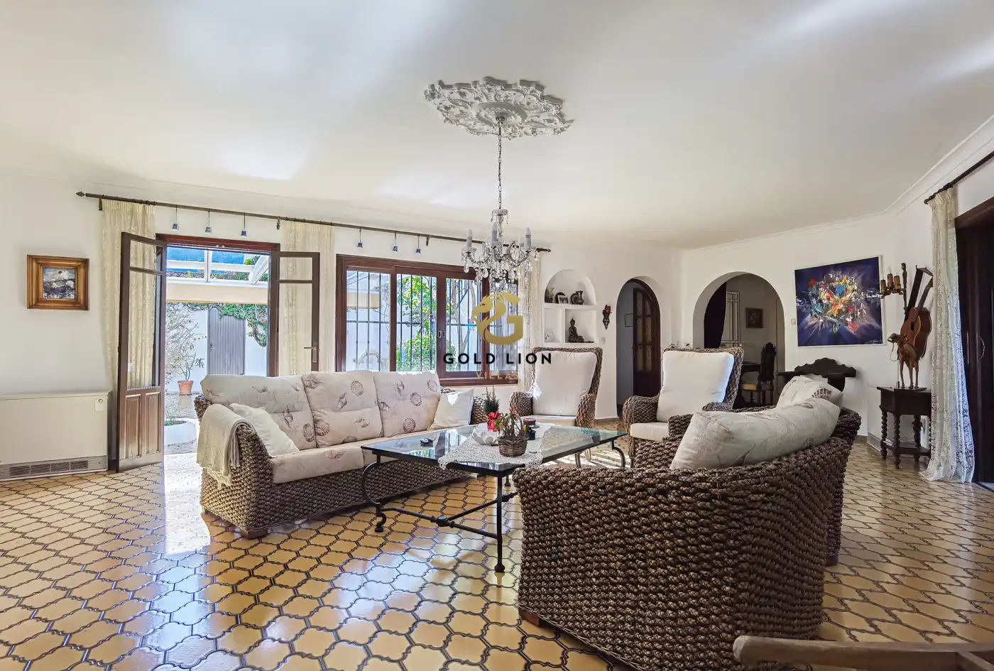 Living room of Houses for sale in Dénia  with Air Conditioner, Heating and Private garden