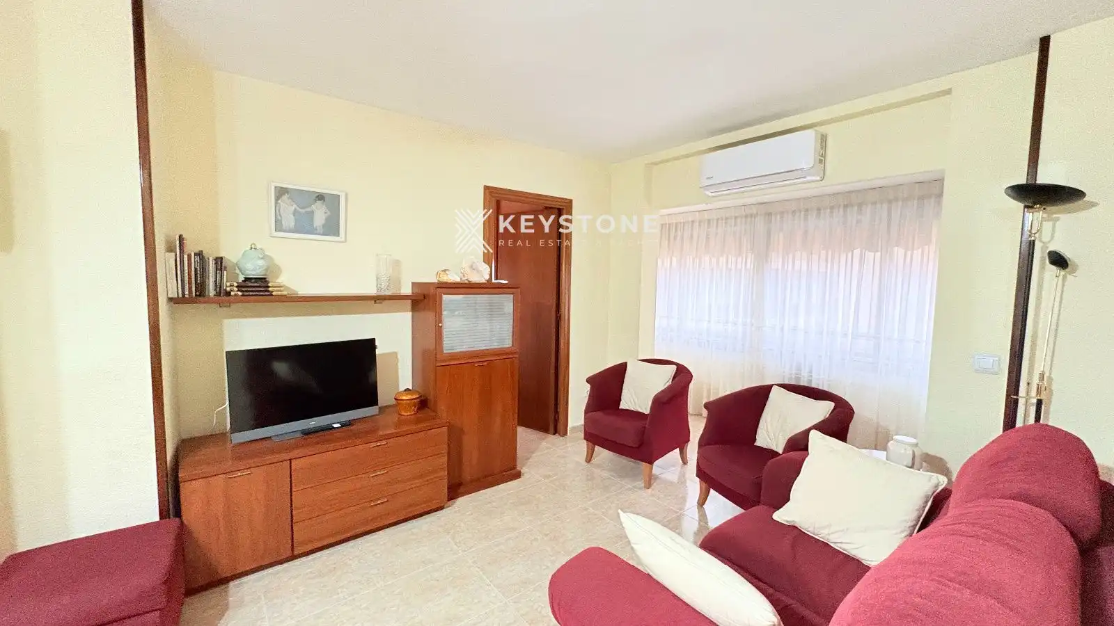 Sala d'estar de Àtic de lloguer en Alicante / Alacant amb Aire condicionat, Calefacció i Terrassa