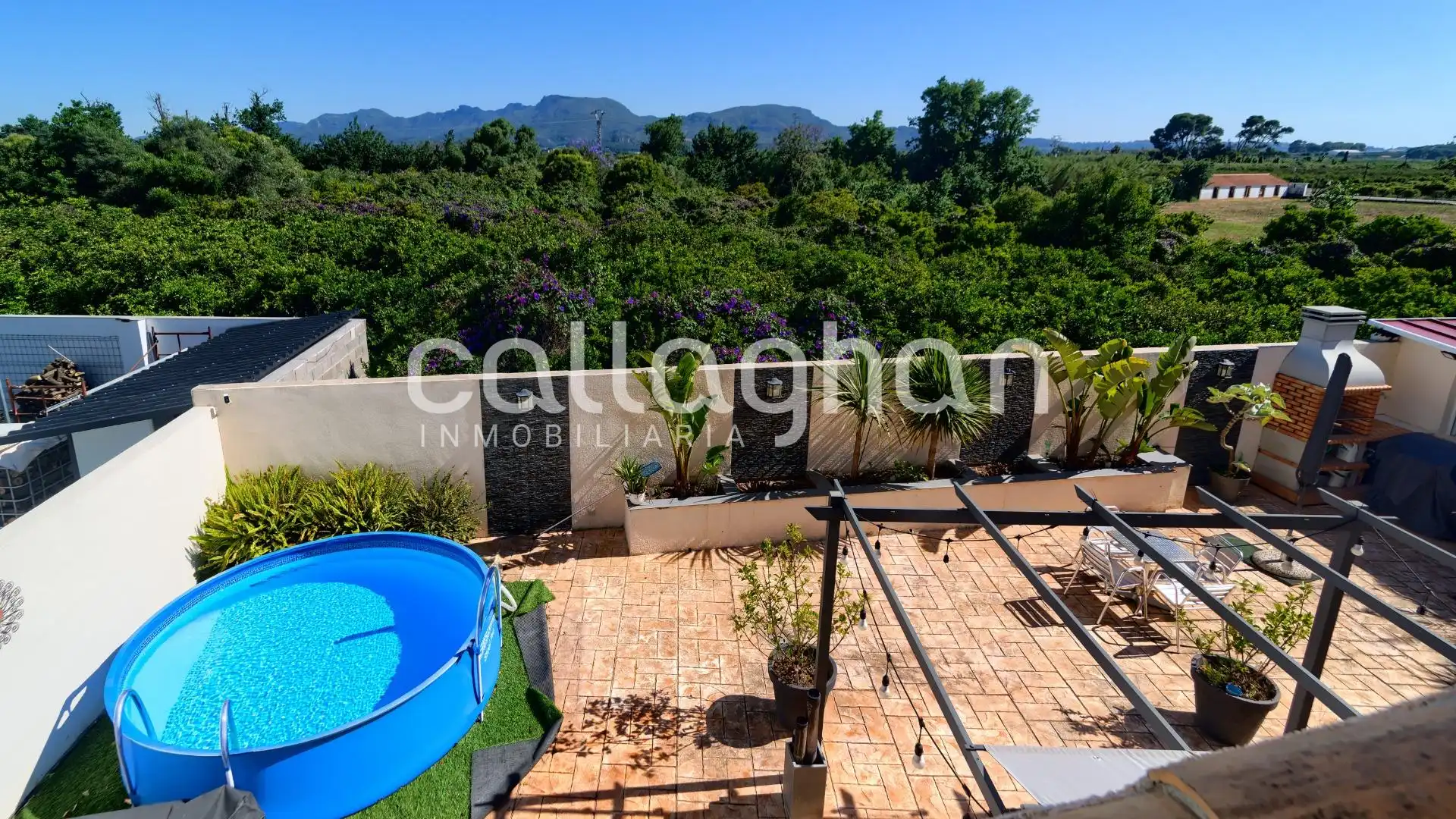 Terrassa de Casa o xalet en venda en Polinyà de Xúquer amb Aire condicionat, Jardí privat i Terrassa