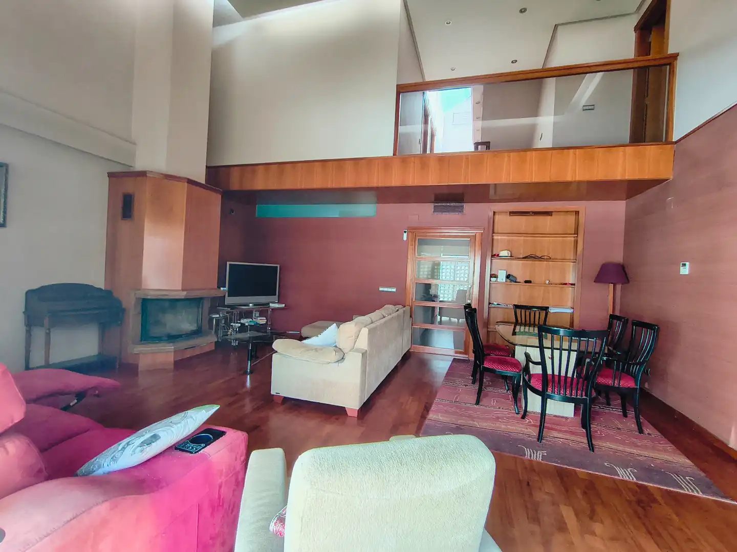 Sala de estar de Casa o chalet de alquiler en San Vicente del Raspeig / Sant Vicent del Raspeig con Aire acondicionado, Parquet y Amueblado