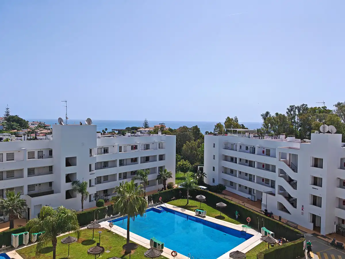Schlafzimmer von Wohnungen zum Verkauf in Mijas mit Terrasse, Schwimmbad und Möbliert
