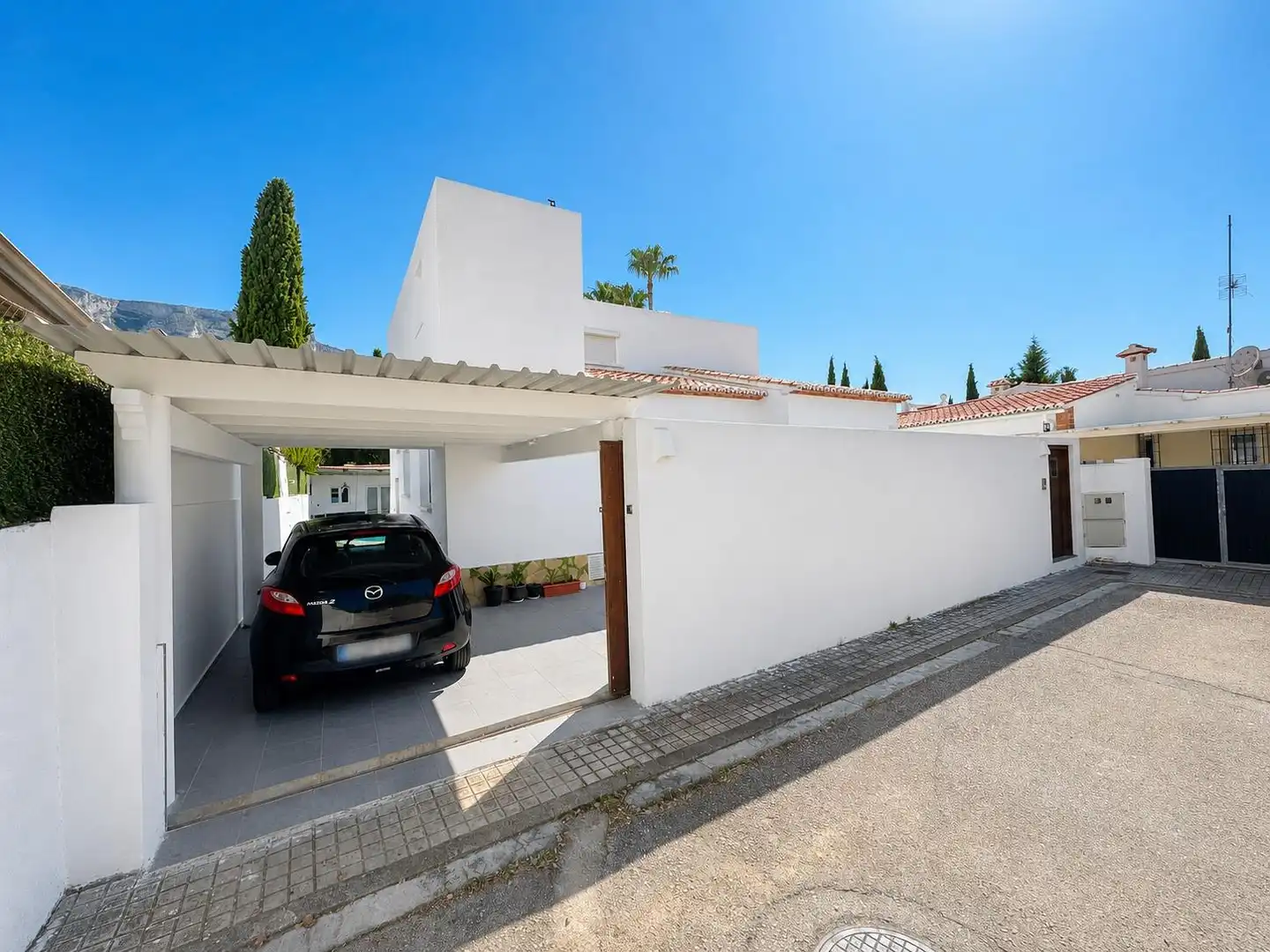 Exterior view of Houses for rent in Dénia  with Air Conditioner, Heating and Private garden